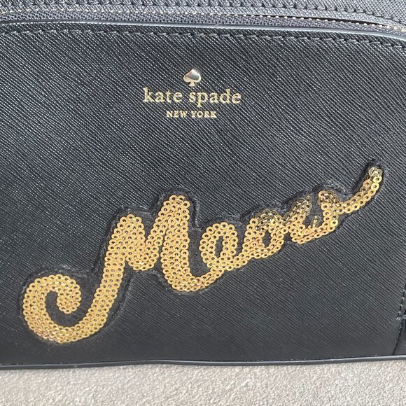 KATE SPADE RUN WILD LEOPARD TOMI TOP HANDLE BACKPACK BLACK LEATHER PREPPY NEW main image 8